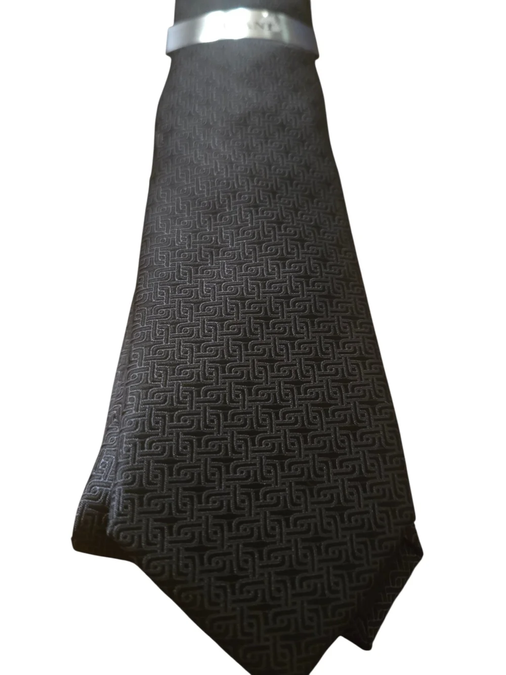 Alfani Men's Black Patterned Dress Tie